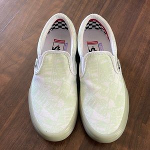 Vans Glow in the Dark Slip Ons